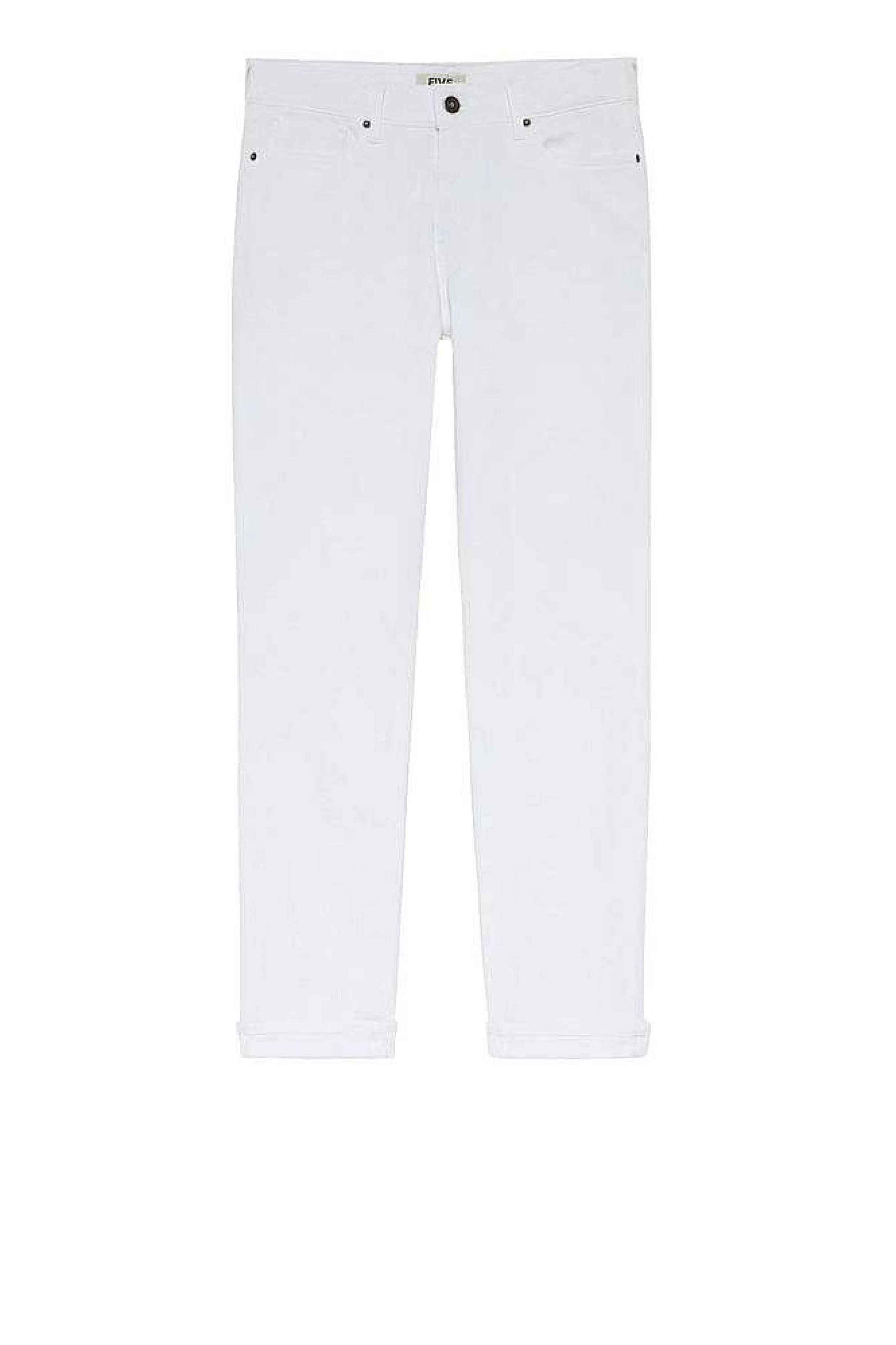 Bukser*Five Jeans 100 Tara Boyfit Bukser Weis