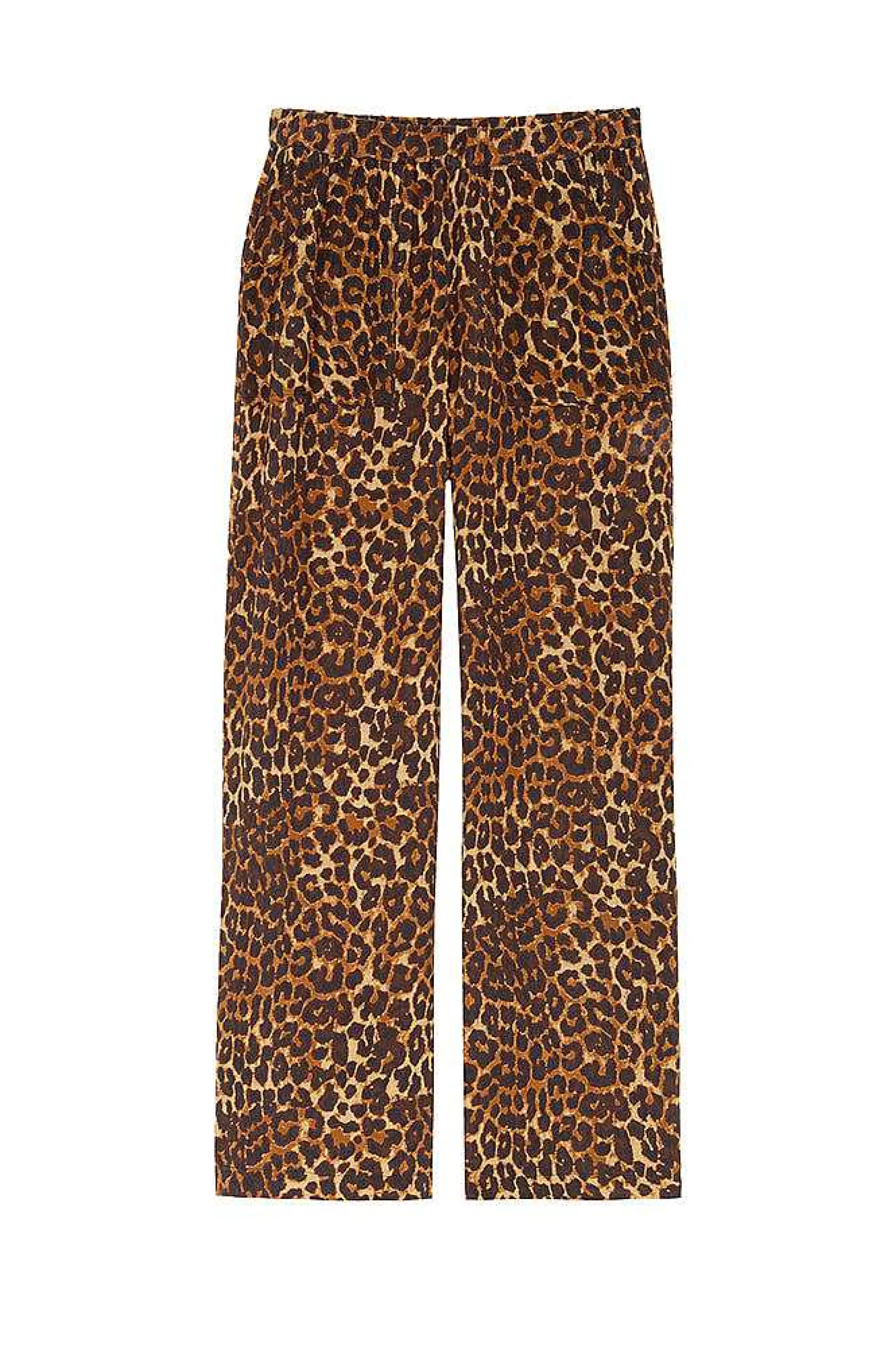 Bukser*Five Jeans 739 Nessy Fluid Bukser Leopard