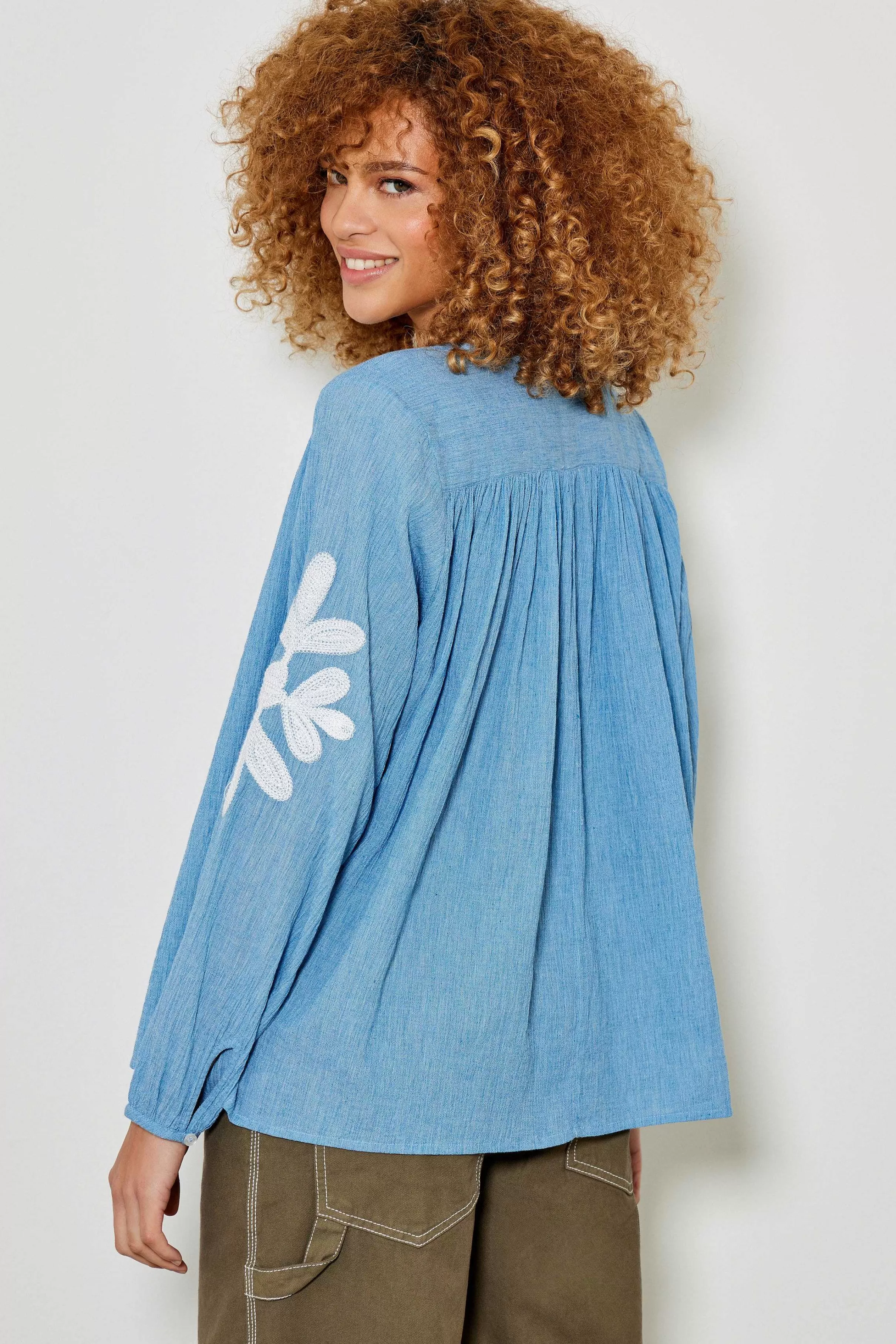 Skjorter Og Bluser*Five Jeans Beline Bluse Bla