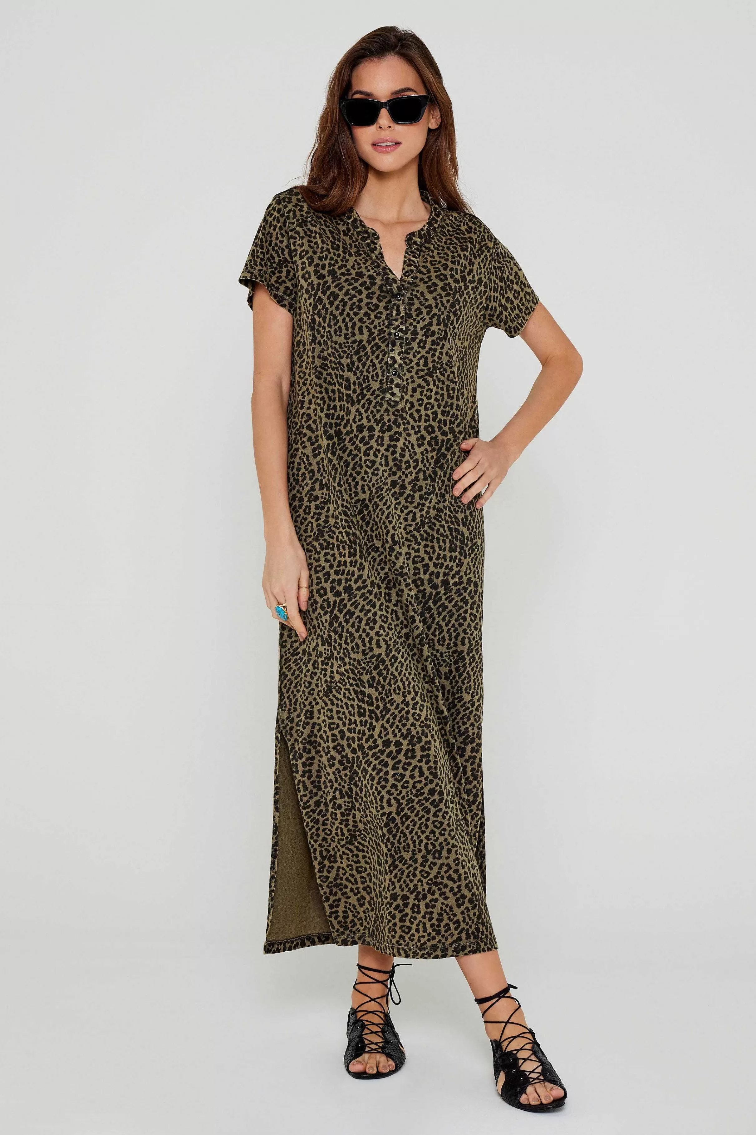 Kjoler*Five Jeans Kjole Leopard