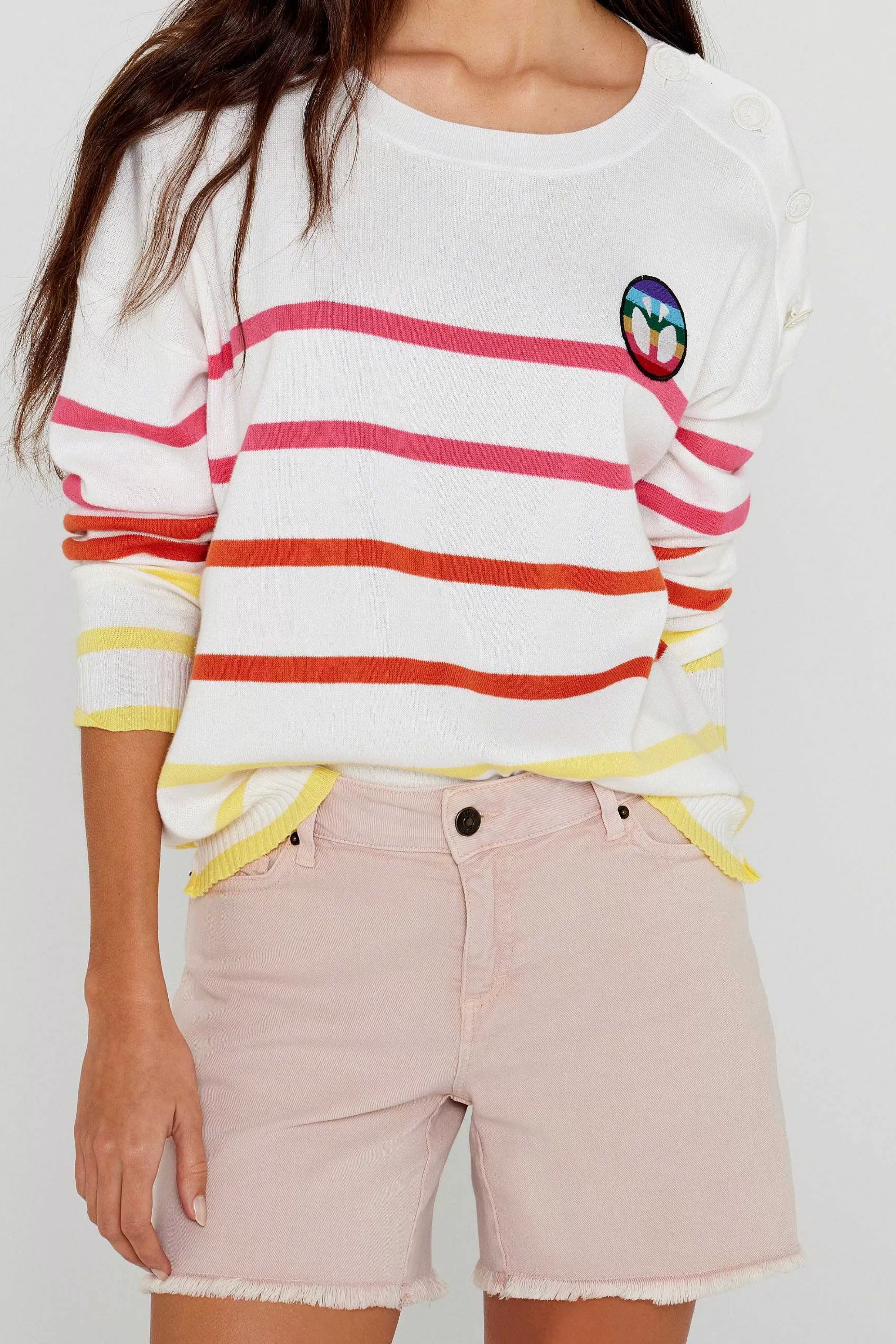 Bluse*Five Jeans Regnbue Sweater