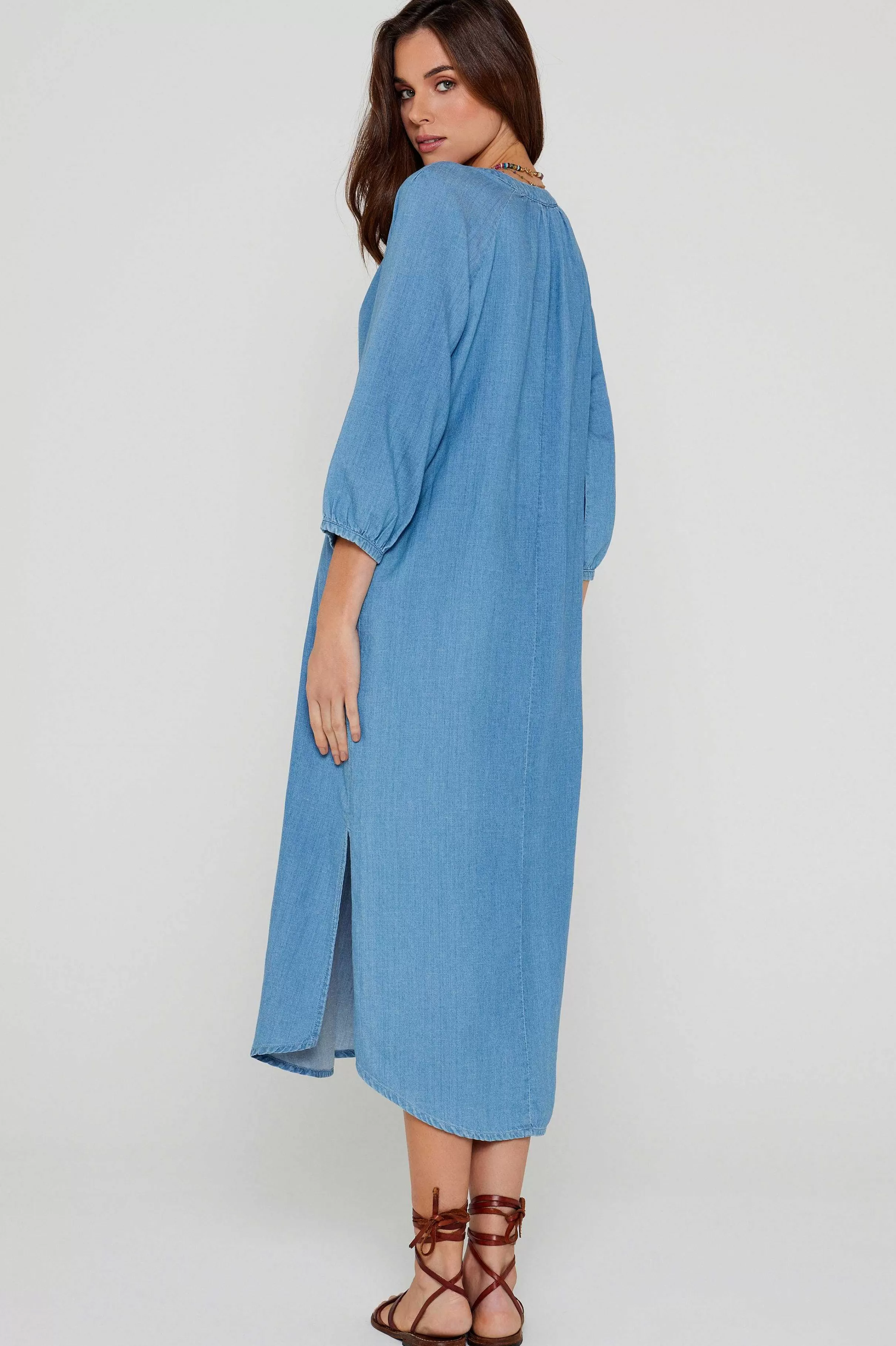 Kjoler*Five Jeans Riselene Kjole Bla