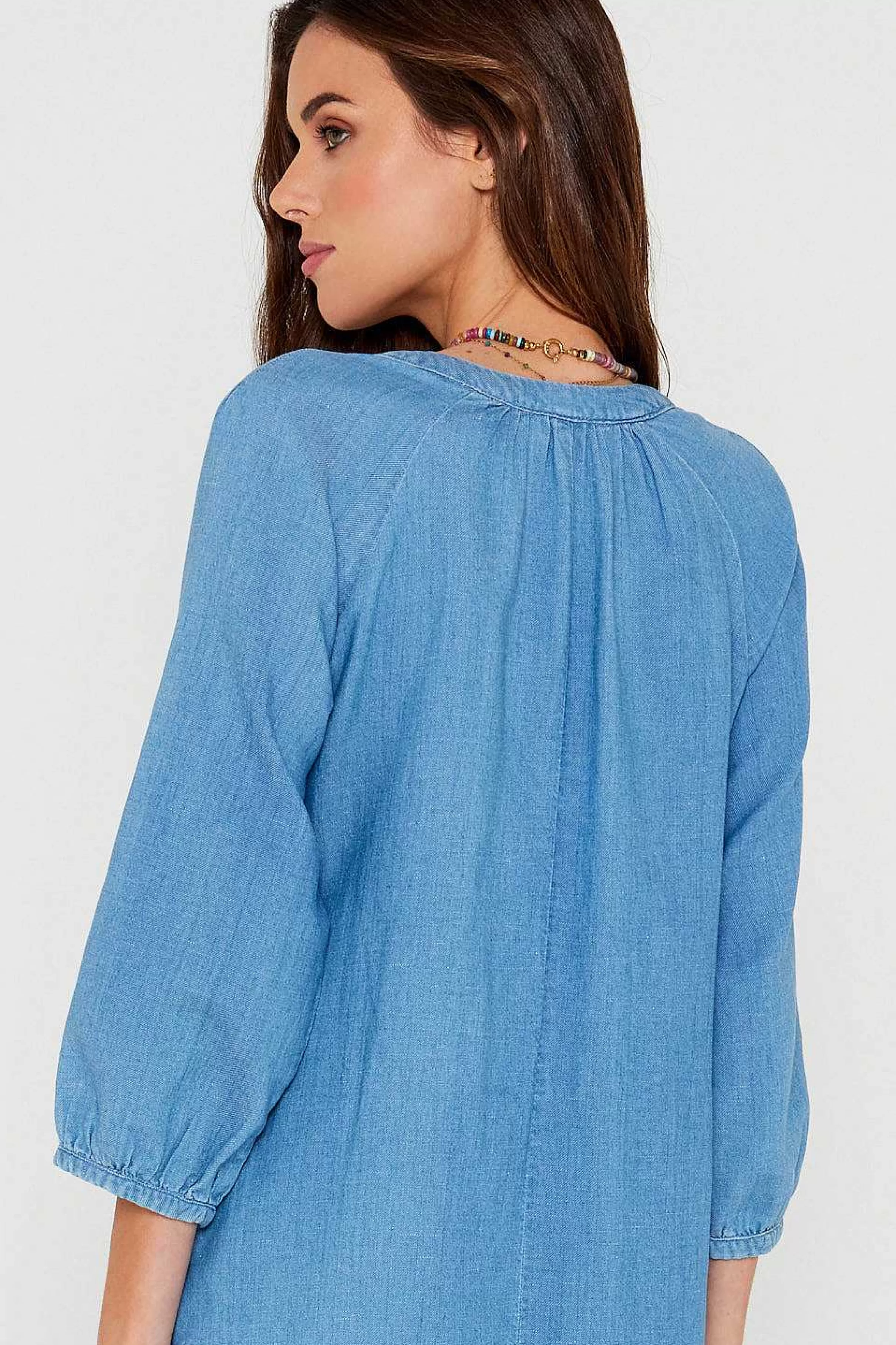 Kjoler*Five Jeans Riselene Kjole Bla