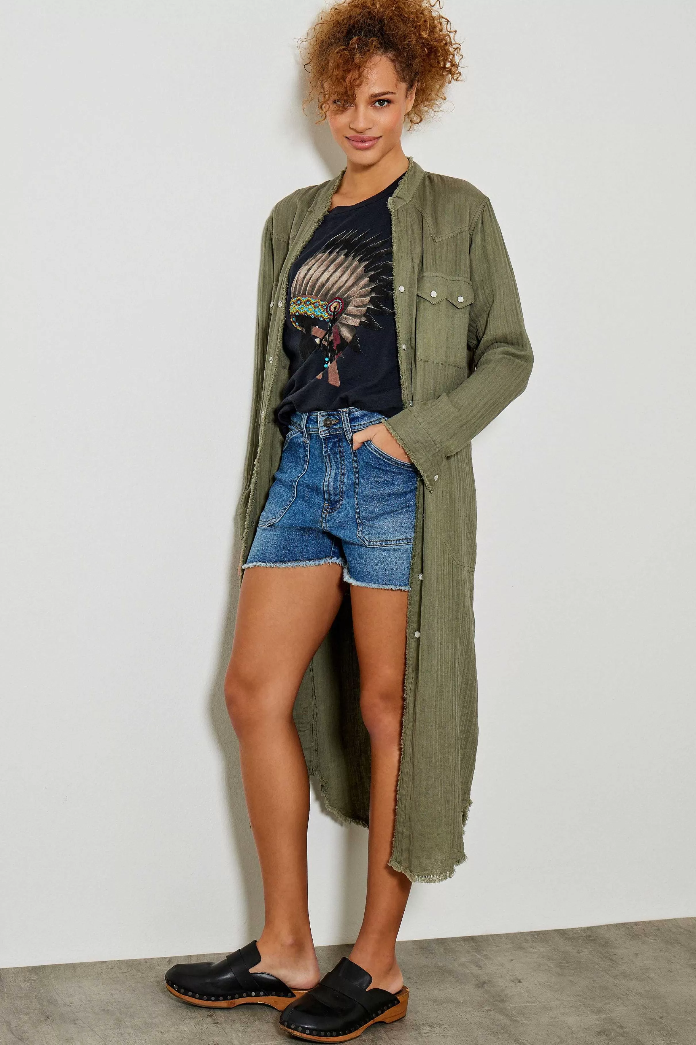 Korte Bukser*Five Jeans Samuela Shorts Bla