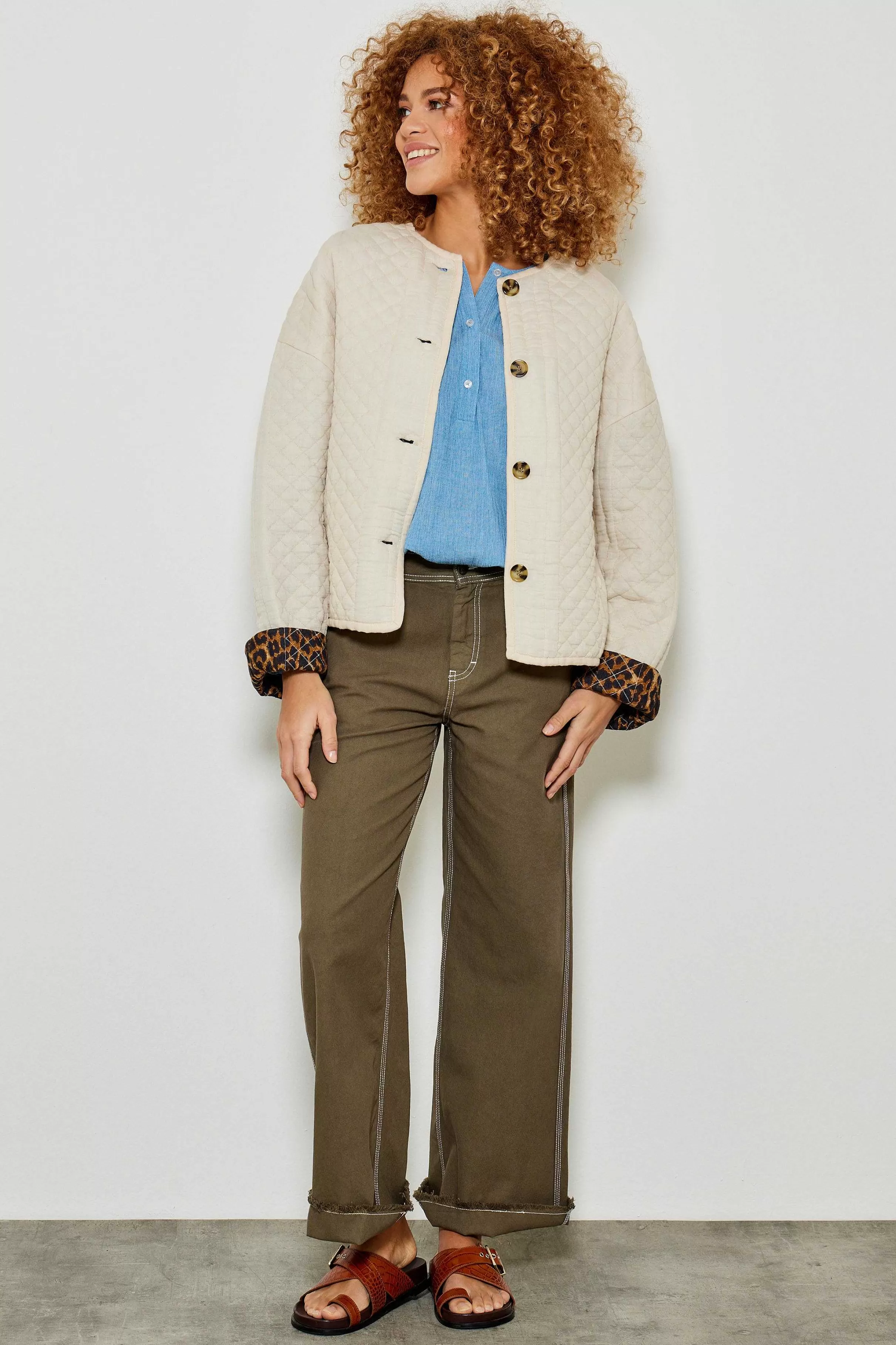 Jakker*Five Jeans Vitalis Jakke Beige